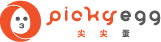 PickyEgg 尖尖蛋 : 香港創意數碼家品產品 Logo
