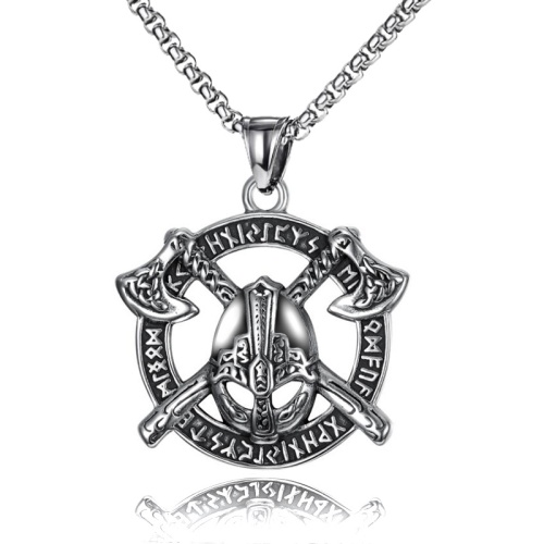 thumbnail image 2 of MENDEL Stainless Steel Anchor Pendant Necklace – Nautical Beach Surfing Jewelry For Men – 25in Chain 2 of 4