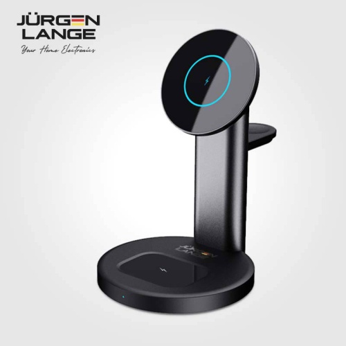 Jürgen Lange Magsafe Magnetic 3-in-1 Wireless Charger for SmartPhone with wireless charge, AirPod, Apple Watch